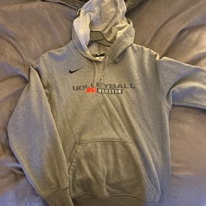 Nike Houston volleyball gray hoodie